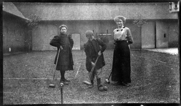 Agfa Box - Croquet spelen, 1910